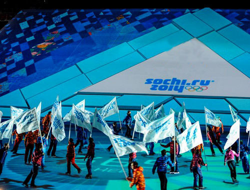 Репетиция церемонии открытия Олимпийских игр в сочи. Фото: Нина Зотина, ЮГА.ру