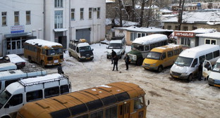 Центральный автовокзал Степанакерта. 13 декабря 2013 г. Фото Алвард Григорян для "Кавказского узла"