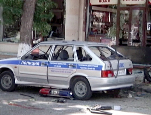 После теракта 25 мая 2013 г. в Махачкале. Фото НАК, http://nac.gov.ru