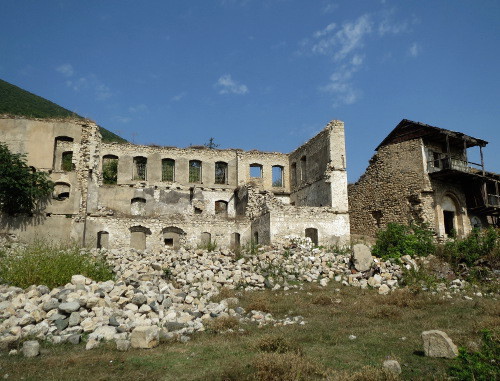 Школа в селе Тог, разрушенная в ходе войны в Нагорном Карабахе. Гадрутский район, 2013 г. Фото Алвард Григорян для "Кавказского узла"