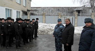 В ИК-1 ГУФСИН по Ростовской области во время визита сотрудников региональной прокуратуры по надзору за соблюдением законов в исправительных учреждениях. Ростовская область, город Зверево, 12 февраля 2013 г. Фото: http://www.61.fsin.su