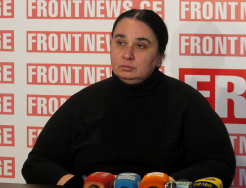 Руководитель организации «Бывшие политические заключенные» Нана Какабадзе. Фото: http://www.frontnews.ge