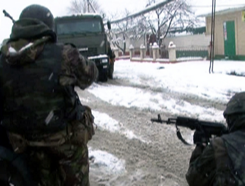 Спецоперация в Дагестане. Январь 2014 г. Фото НАК, http://nac.gov.ru