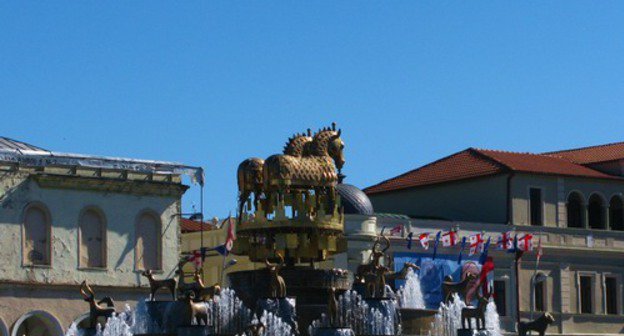 Центр Кутаиси, Грузия. Октябрь 2013 г. Фото Юлии Кашеты для "Кавказского узла"
