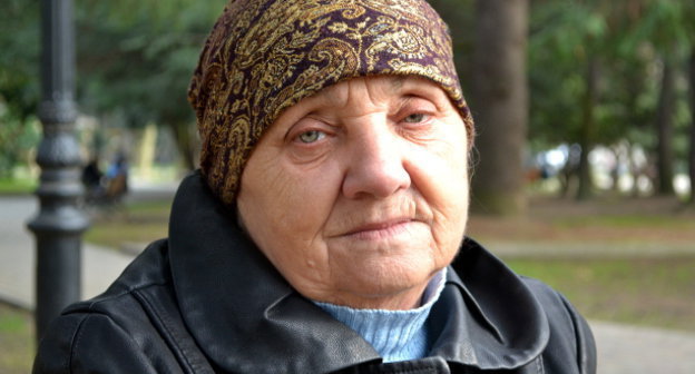 Лидия Лепсверидзе. 21 февраля 2014 г. Фото Светланы Кравченко для "Кавказского узла"