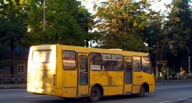 Рейсовый автобус в Батуми, Аджария. Октябрь 2013 г. Фото Юлии Кашеты для "Кавказского узла"
