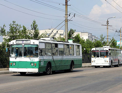 Троллейбусы ЗиУ-9 в Севастополе. Фото: George Chernilevsky http://commons.wikimedia.org/