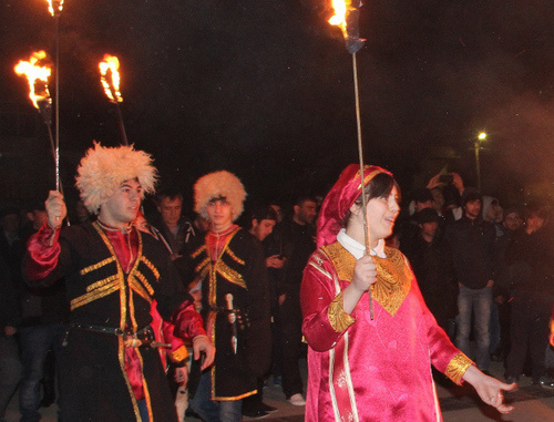 Празднование Новруза в Дербенте 21 марта 2014 г. Фото пресс-службы администрации Дербента