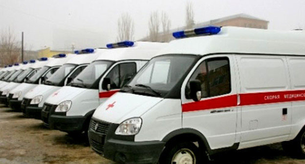 Машины Скорой помощи. Фото: Волгоградский государственный медицинский университет http://www.volgmed.ru/