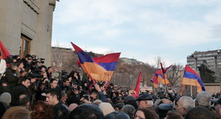 Митинг партии "Наследие". Ереван, 2013 г. Фото Армине Мартиросян для "Кавказского узла"