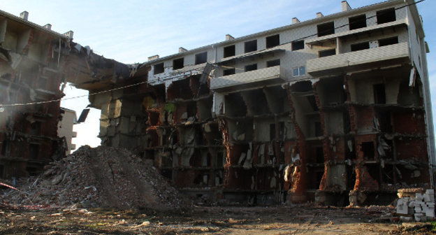 Снесенный многоквартирный дом в Краснодаре. 2013 г. Фото Андрея Кошика для "Кавказского узла"