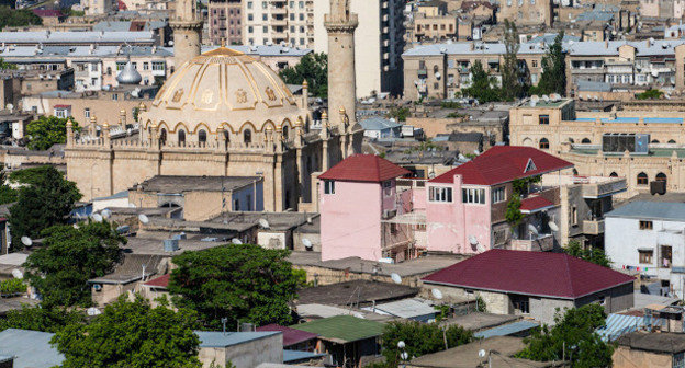 Мечеть в Ясамальском районе Баку. Фото Азиза Каримова для "Кавказского узла"