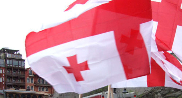 Флаг Грузии. Фото Эдиты Бадасян для "Кавказского узла"