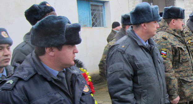 Ставропольский край, Нефтекумский район. Сотрудники полиции. Фото: Георгиевская епархия, http://georg-eparhia.ru
