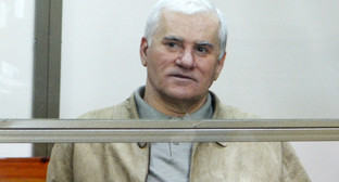 Бывший мэр Махачкалы Саид Амиров в зале заседаний Северо-Кавказского окружного военного суда. Ростов-на-Дону, 25 апреля 2014 г. Фото Олега Пчелова для "Кавказского узла"