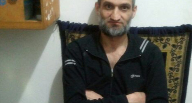 Азамат Ахкубеков в СИЗО Нальчика. 2014 г. Фото предоставлено Азаматом Ахкубековым.