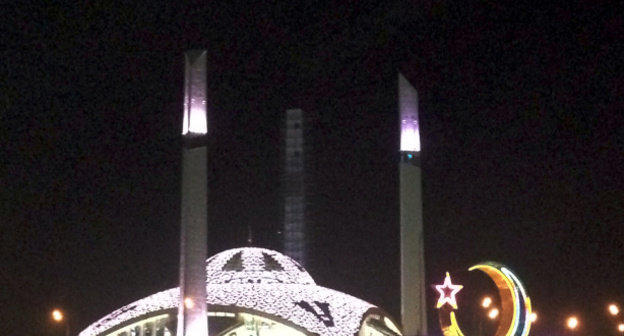 Новая мечеть в Аргуне. Фото Магомеда Магомедова для "Кавказского узла"