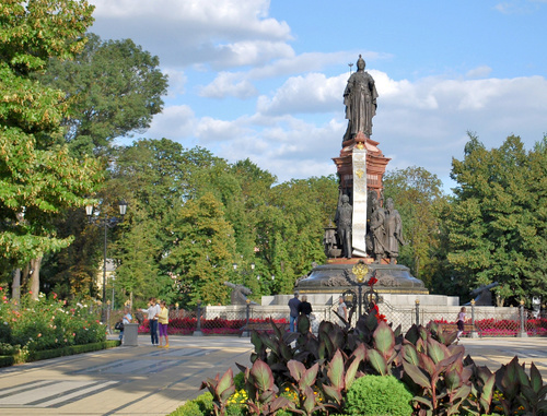 Памятник Екатерине II  в Краснодаре. Фото Наталии Хайке (Наталия19), commons.wikimedia.org,  Creative Commons Attribution-Share Alike 3.0 Unported license