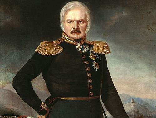 Портрет А. П. Ермолова кисти П. Захарова-Чеченца, примерно 1843 год. Фото http://commons.wikimedia.org/