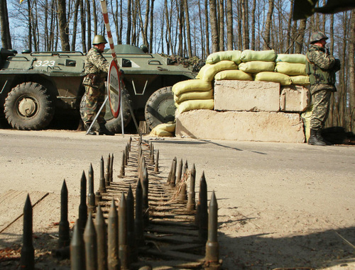 Украинский блок-пост на границе с РФ. Фото: © CopyRight Официальный сайт Пограничной службы Украины, http://dpsu.gov.ua