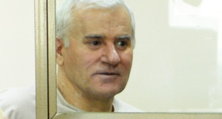 Саид Амиров во время судебного заседания 16 мая 2014 г. в Северо-Кавказском окружном военном суде в Ростове-на-Дону. Фото Олега Пчелова для "Кавказского узла"