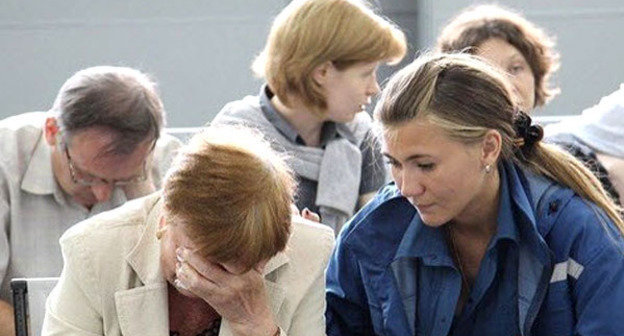 Работа психолога МЧС. Фото: пресс-служба Центра экстренной психологической помощи МЧС