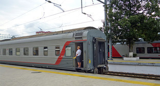 Последний вагон уходящего поезда. Фото Светланы Кравченко для "Кавказского узла"