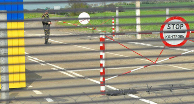 Пункт упрощенного пропуска в Ростовской области на границе с Украиной. Фото Филиппа Иващенко для "Кавказского узла"