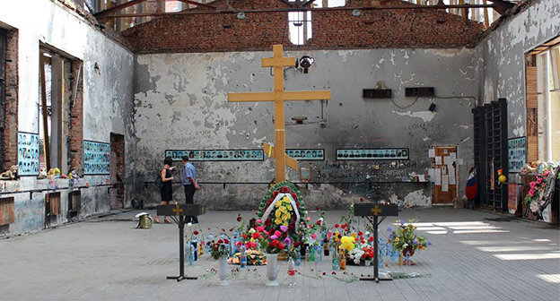 Мемориал памяти жертв теракта. Фото Эммы Марзоевой для "Кавказского узла"