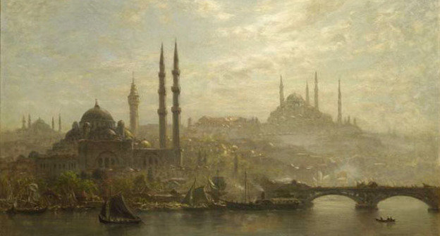 Вид Стамбула, 1910 г. Эрнст Кёрнер. Фото https://ru.wikipedia.org/