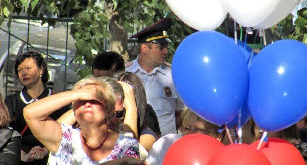 Празднование Дня знаний в гимназии №1. Волгоград, 1 сентября 2014 г. Фото Вячеслава Ященко для "Кавказского узла" 