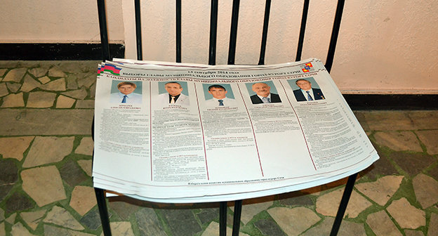 В УИКе № 16-13. Фото Светланы Кравченко для "Кавказского узла"