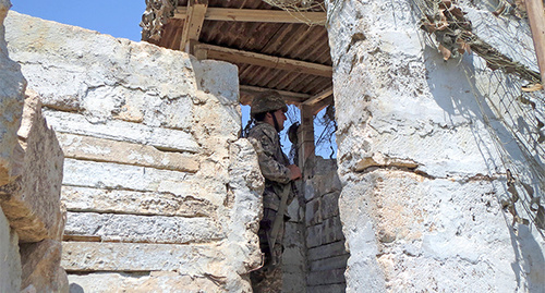 На боевых позициях в Нагорном Карабахе. Август 2014 г. Фото Алвард Григорян для «Кавказского узла»