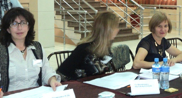 На одном из избирательных участков КБР. 14 сентября 2014 г. Фото Людмилы Маратовой для "Кавказского узла"