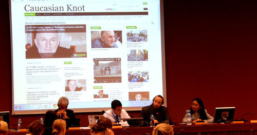 Дискуссия в рамках сессии Совета по правам человека ООН. Женева, 17 сентября 2014 г. Фото: Susan Coughtrie