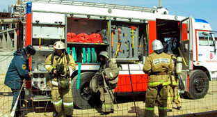 Пожарный расчет. Фото http://www.05.mchs.gov.ru/