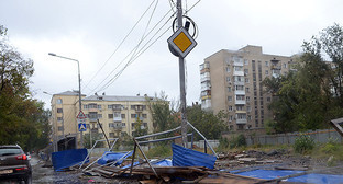 Обрыв проводов на ЛЭП. Фото Олега Пчелова для "Кавказского узла" Обрыв проводов на ЛЭП. Фото Олега Пчелова для "Кавказского узла"