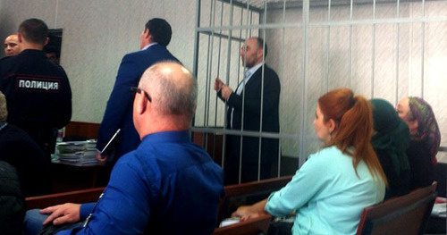В зале Предгорного районного суда Ставропольского края. 23 сентября 2014 г. Фото Хеды Саратовой