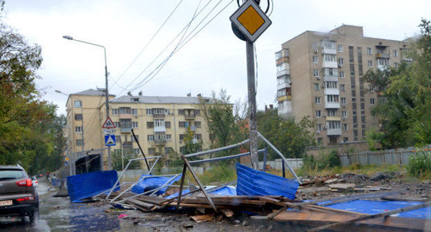 Последствия урагана в Ростовской области. 25 сентября 2014 г. Фото Олега Пчелова для "Кавказского узла"