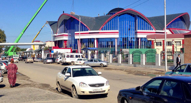 Спортивный комплекс "Колизей". Грозный, 28 сентября 2014 г. Фото Магомеда Магомедова для "Кавказского узла"