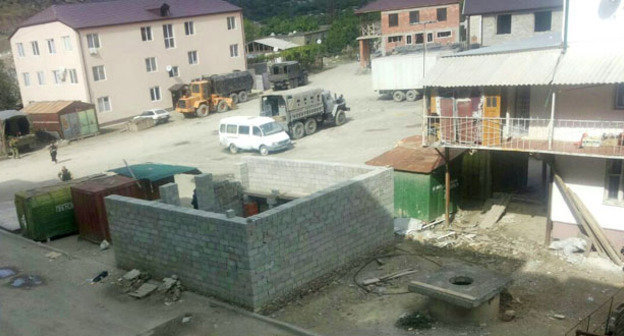 Поселок Временный Унцукульского района. 24 сентября 2014 г. Фото предоставлено жителями поселка Временный