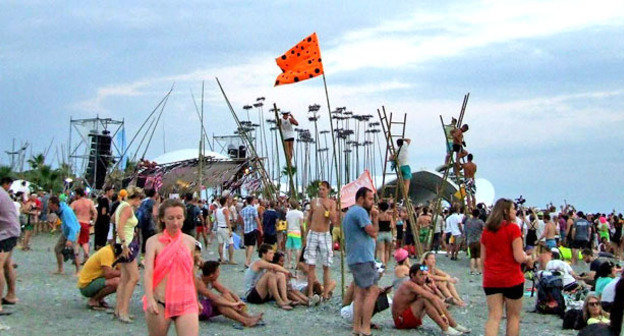 Фестиваль «КаZантип» в Грузии. 24 августа 2014 г. Фото Эдиты Бадасян для «Кавказского узла»