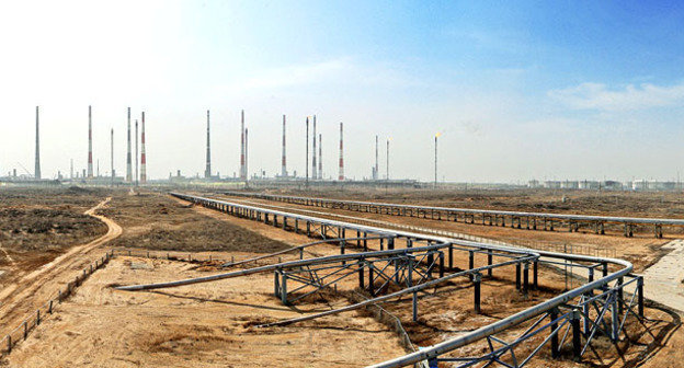 Астраханское месторождение газа. Фото http://www.gazprom.ru/