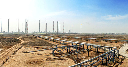 Астраханское месторождение газа. Фото http://www.gazprom.ru/