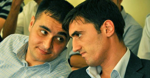 Турал Аббаслы (справа) и Ахад Мамедли. Фото: IRFS  http://www.radioazadlyg.org/content/article/25073259.html