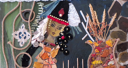 «Полевые цветы» Дианы Балаян 17 лет. Нагорный Карабах, Степанакерт, 26 сентября 2014 год. Фото Алвард Григорян для "Кавказского узла"