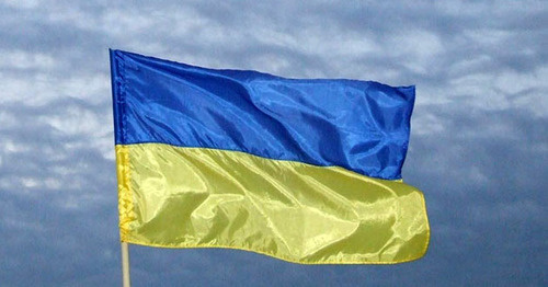Флаг Украины. Фото Эдиты Бадасян для "Кавказского узла"