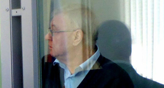 Михаил Столяров в зале суда. Астрахань, апрель 2014 г. Фото Елены Гребенюк для «Кавказского узла»