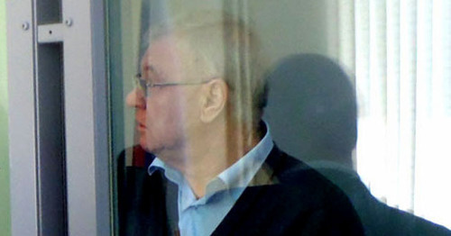Михаил Столяров в зале суда. Астрахань, апрель 2014 г. Фото Елены Гребенюк для «Кавказского узла»