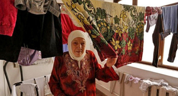 Сирийская беженка. Фото: Владимир Аносов, ЮГА.ру http://www.yuga.ru/